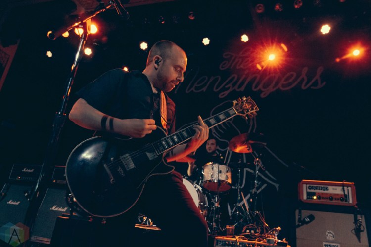 The Menzingers perform at Metro Chicago in Chicago, IL on March 3, 2017. (Photo: Kris Cortes/Aesthetic Magazine)