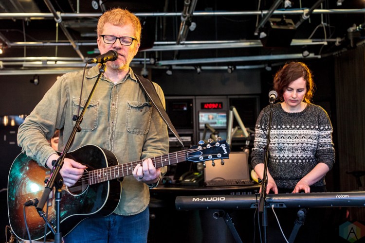 The New Pornographers perform at 102.1 The Edge in Toronto on March 22, 2017. (Photo: David McDonald/Aesthetic Magazine)