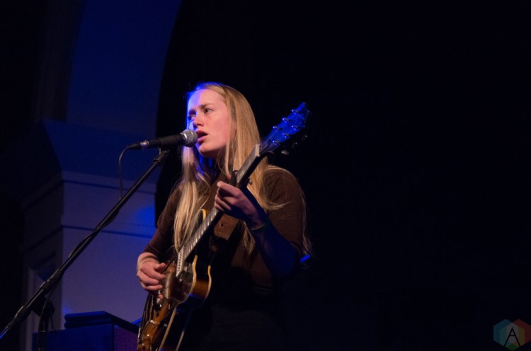 The Weather Station performs at the Great Hall in Toronto on March 25, 2017. (Photo: Janine Wong/Aesthetic Magazine)