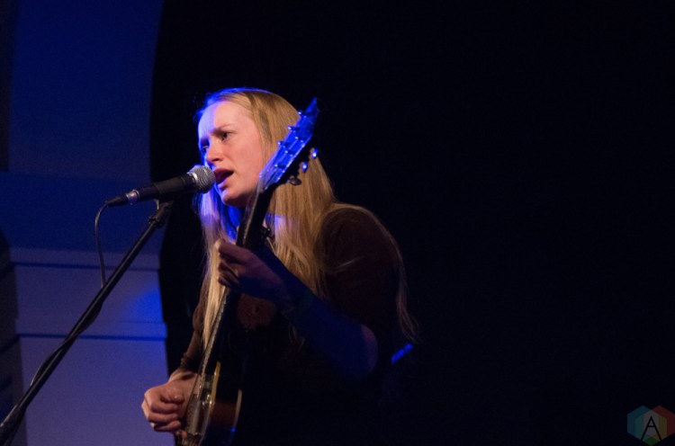 The Weather Station performs at the Great Hall in Toronto on March 25, 2017. (Photo: Janine Wong/Aesthetic Magazine)