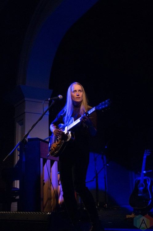 The Weather Station performs at the Great Hall in Toronto on March 25, 2017. (Photo: Janine Wong/Aesthetic Magazine)