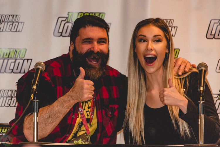 WWE legend Mick Foley appears at Toronto ComiCon 2017 at the Metro Toronto Convention Centre in Toronto. (Photo: Rick Clifford/Aesthetic Magazine)