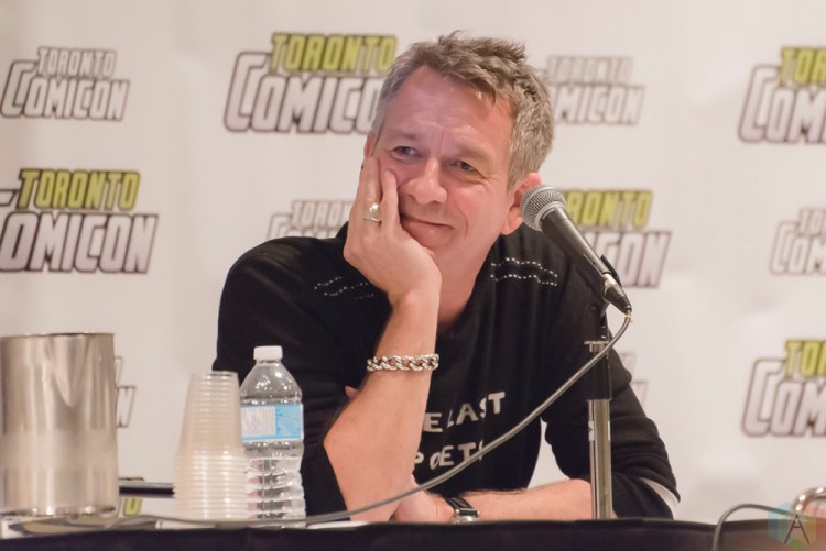 Sean Pertwee (Gotham) appears at Toronto ComiCon 2017 at the Metro Toronto Convention Centre in Toronto. (Photo: Angelo Marchini/Aesthetic Magazine)