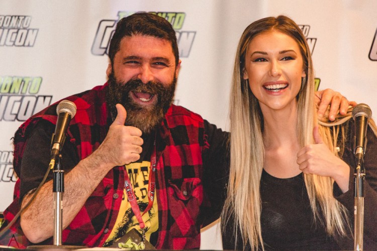 WWE legend Mick Foley appears at Toronto ComiCon 2017 at the Metro Toronto Convention Centre in Toronto. (Photo: Rick Clifford/Aesthetic Magazine)