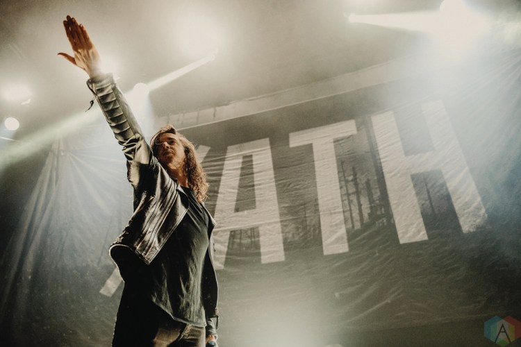Underoath performs at Ricoh Coliseum in Toronto on March 15, 2017. (Photo: Francesca Ludikar/Aesthetic Magazine)