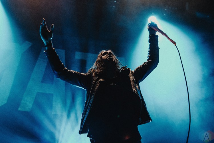 Underoath performs at Ricoh Coliseum in Toronto on March 15, 2017. (Photo: Francesca Ludikar/Aesthetic Magazine)