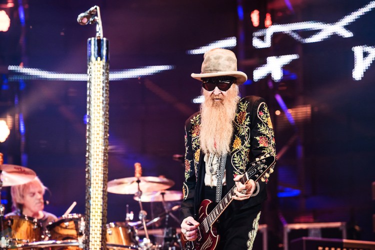 ZZ Top performs at NRG Park in Houston on March 21, 2017 during the Houston Rodeo. (Photo: Joey Diaz/Aesthetic Magazine)