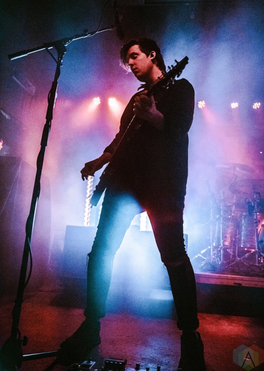 Against The Current performs at St. Andrew's Hall in Detroit on April 8, 2017. (Photo: Ciara Glagola/Aesthetic Magazine)