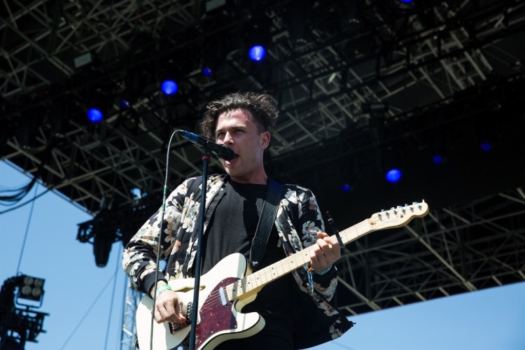 Arkells perform at the Coachella Music Festival in Indio, California on April 15, 2017. (Photo: Greg Noire)