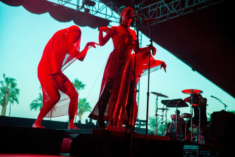 Banks performs at the Coachella Music Festival in Indio, California on April 14, 2017. (Photo: Erik Voake)