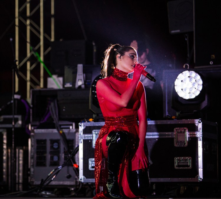 Banks performs at the Coachella Music Festival in Indio, California on April 14, 2017. (Photo: Erik Voake)