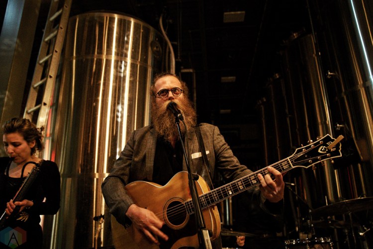 Ben Caplan and the Casual Smokers perform at the Elora Brewing Company in Elora, ON on March 31, 2017. (Photo: Dan Fischer/Aesthetic Magazine)