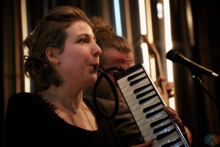 Ben Caplan and the Casual Smokers perform at the Elora Brewing Company in Elora, ON on March 31, 2017. (Photo: Dan Fischer/Aesthetic Magazine)