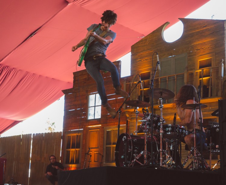 Black Pistol Fire performs at Stagecoach Festival at the Empire Polo Club in Indio, California on April 29, 2017. (Photo: Erik Voake)
