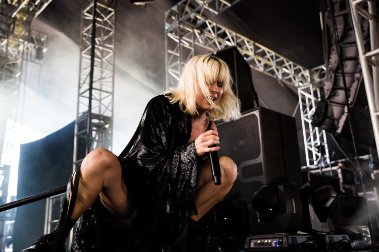 Broods performs at the Coachella Music Festival in Indio, California on April 14, 2017. (Photo: Greg Noire)