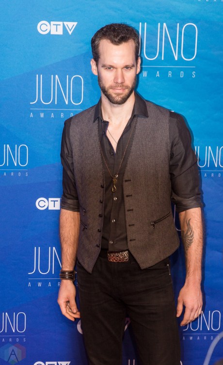 Chad Brownlee attends the 2017 JUNO Awards at the Canadian Tire Centre in Ottawa on April 2, 2017. (Photo: Brendan Albert/Aesthetic Magazine)