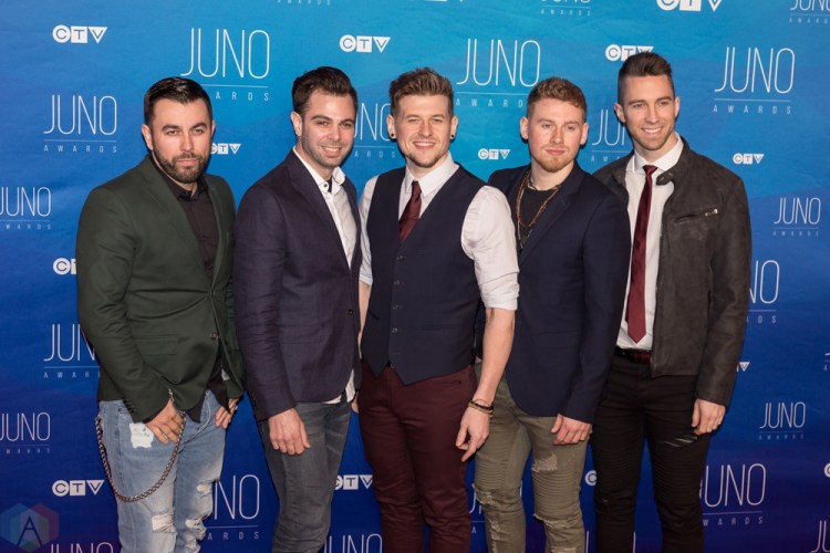 Cold Creek Country attends the 2017 JUNO Awards at the Canadian Tire Centre in Ottawa on April 2, 2017. (Photo: Brendan Albert/Aesthetic Magazine)