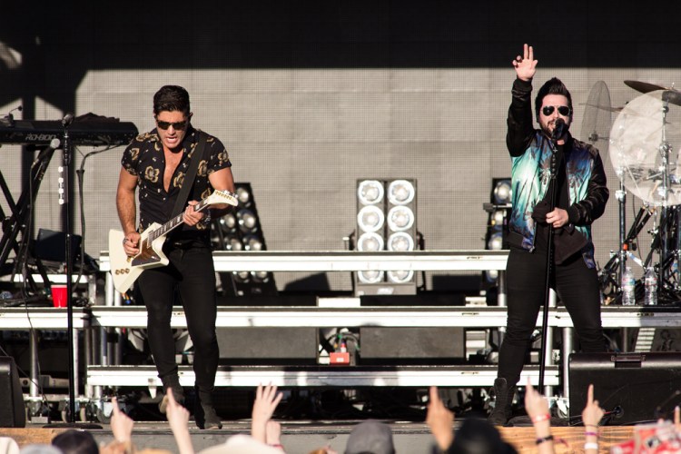 Dan And Shay perform at Stagecoach Festival at the Empire Polo Club in Indio, California on April 29, 2017. (Photo: Erik Voake)