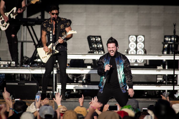 Dan And Shay perform at Stagecoach Festival at the Empire Polo Club in Indio, California on April 29, 2017. (Photo: Erik Voake)