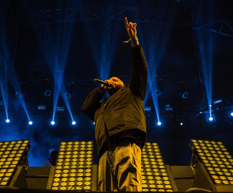 DJ Khaled performs at the Coachella Music Festival in Indio, California on April 16, 2017. (Photo: Greg Noire)