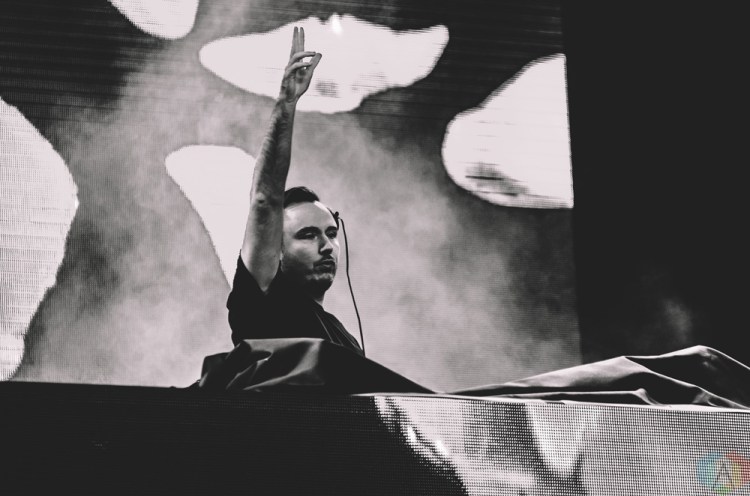 Duke Dumont performs at Snowbombing Canada at Sun Peaks Resort in Sun Peaks, British Columbia on April 8, 2017. (Photo: Timothy Nguyen/Aesthetic Magazine)