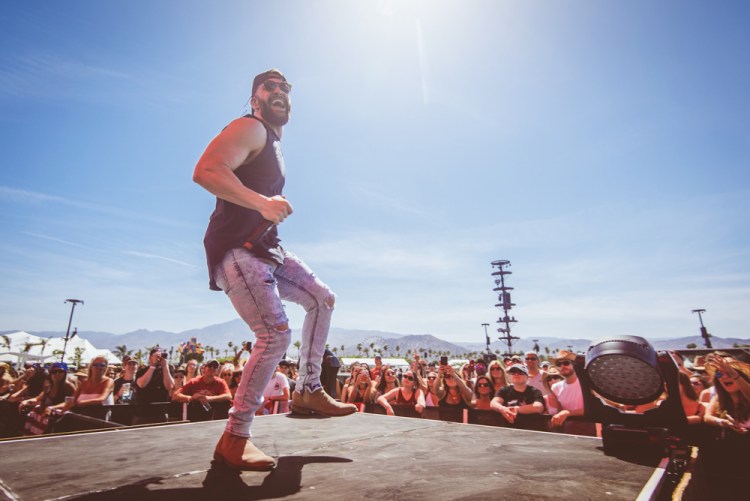 Dylan Scott performs at Stagecoach Festival at the Empire Polo Club in Indio, California on April 28, 2017. (Photo: Chris Miller)