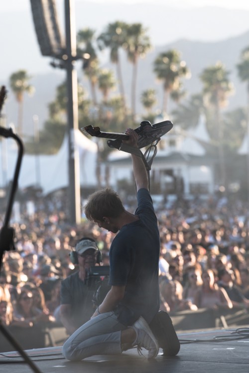 Glass Animals performs at the Coachella Music Festival in Indio, California on April 14, 2017. (Photo: Roger Ho)