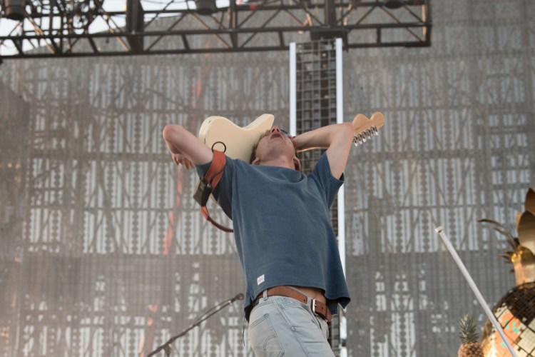 Glass Animals performs at the Coachella Music Festival in Indio, California on April 14, 2017. (Photo: Roger Ho)