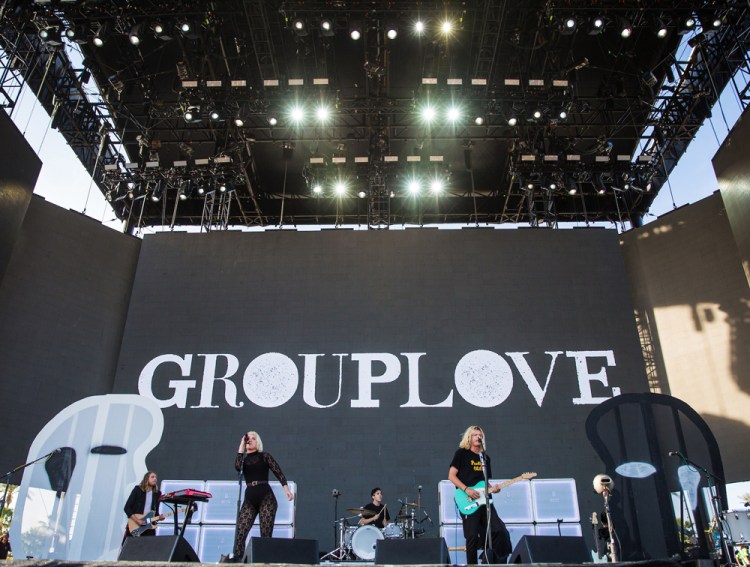 Grouplove performs at the Coachella Music Festival in Indio, California on April 16, 2017. (Photo: Erik Voake)