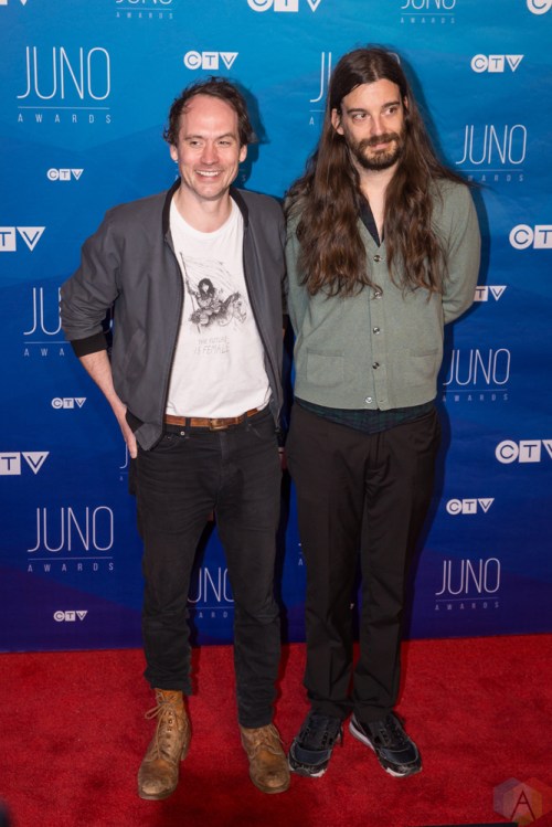 Holly Fuck attends the 2017 JUNO Awards at the Canadian Tire Centre in Ottawa on April 2, 2017. (Photo: Brendan Albert/Aesthetic Magazine)
