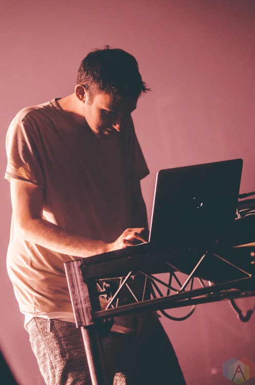 Hudson Mohawke performs at Snowbombing Canada at Sun Peaks Resort in Sun Peaks, British Columbia on April 8, 2017. (Photo: Timothy Nguyen/Aesthetic Magazine)