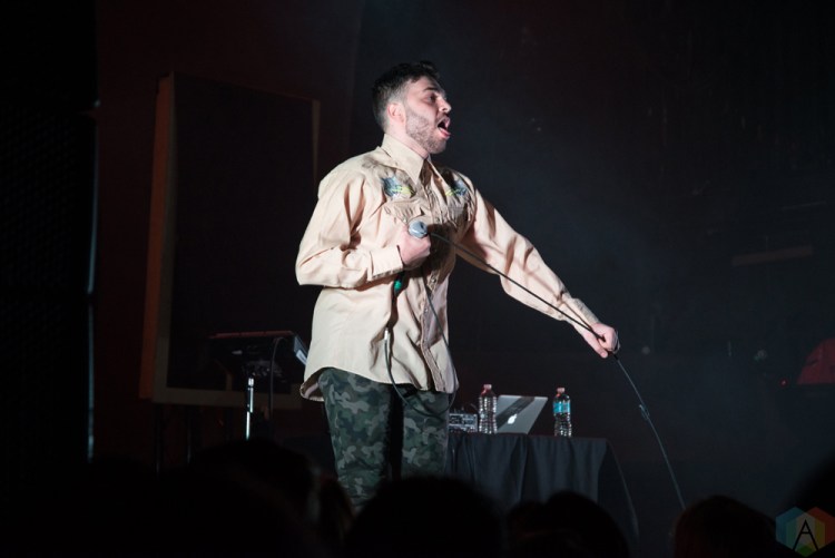 Imad Royal performs at the Opera House in Toronto on April 25, 2017. (Photo: Morgan Hotston/Aesthetic Magazine)