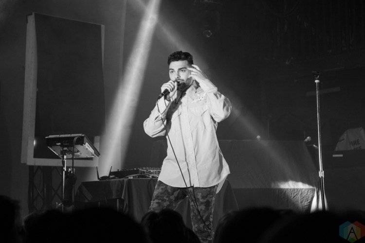 Imad Royal performs at the Opera House in Toronto on April 25, 2017. (Photo: Morgan Hotston/Aesthetic Magazine)