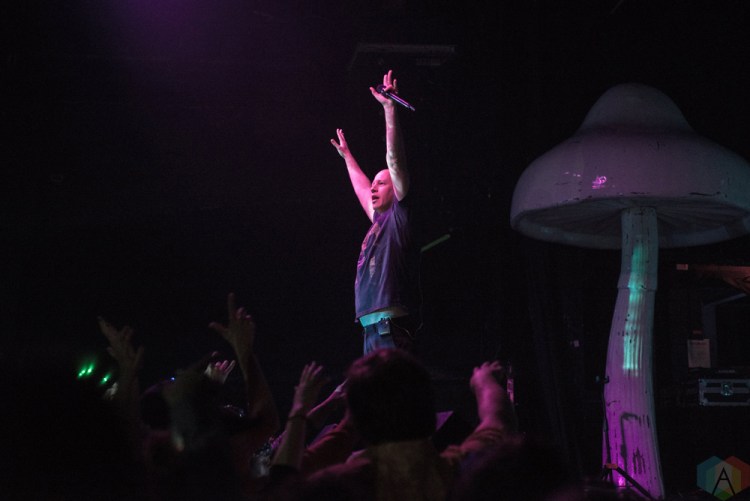 Infected Mushroom performs at the Phoenix Concert Theatre in Toronto on April 21, 2017. (Photo: Morgan Hotston/Aesthetic Magazine)