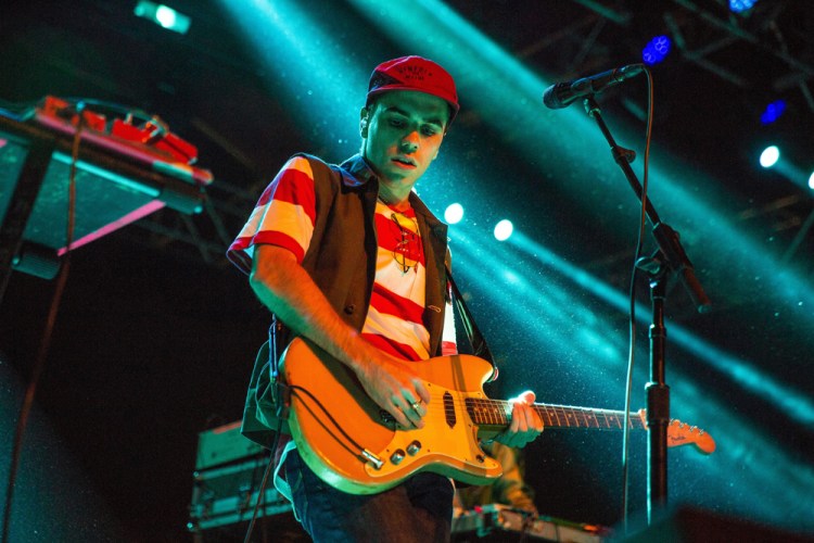 Jagwar Ma performs at the Coachella Music Festival in Indio, California on April 14, 2017. (Photo: Erik Voake)