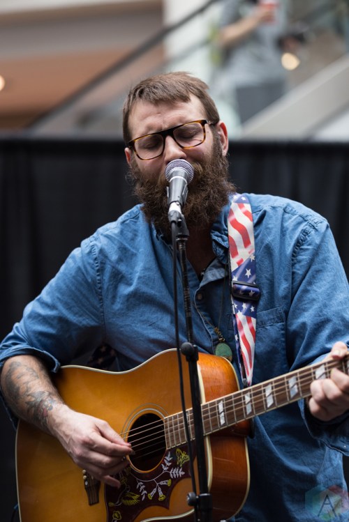 The Strumbellas perform at JUNO Fan Fare at the Rideau Centre in Ottawa on April 1, 2017. (Photo: Brendan Albert/Aesthetic Magazine)