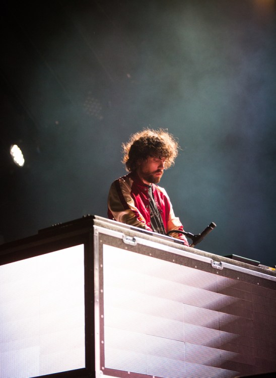 Justice performs at the Coachella Music Festival in Indio, California on April 16, 2017. (Photo: Brian Willette)