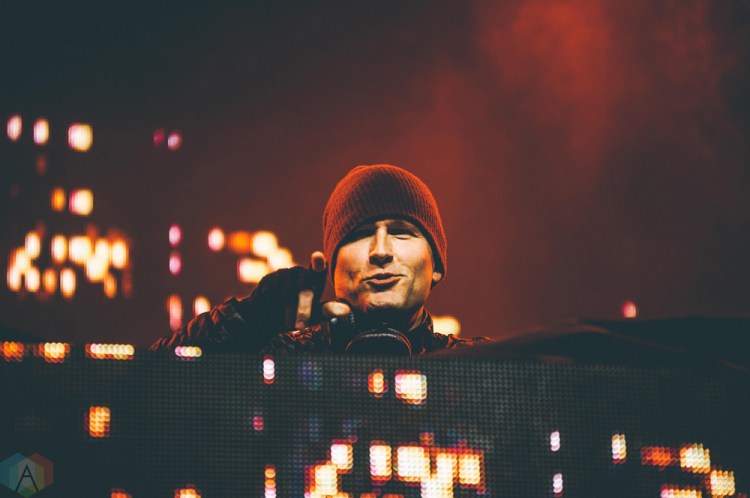 Kaskade performs at Snowbombing Canada at Sun Peaks Resort in Sun Peaks, British Columbia on April 8, 2017. (Photo: Timothy Nguyen/Aesthetic Magazine)