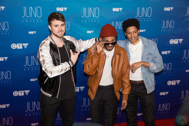 Kaytranada attends the 2017 JUNO Awards at the Canadian Tire Centre in Ottawa on April 2, 2017. (Photo: Brendan Albert/Aesthetic Magazine)