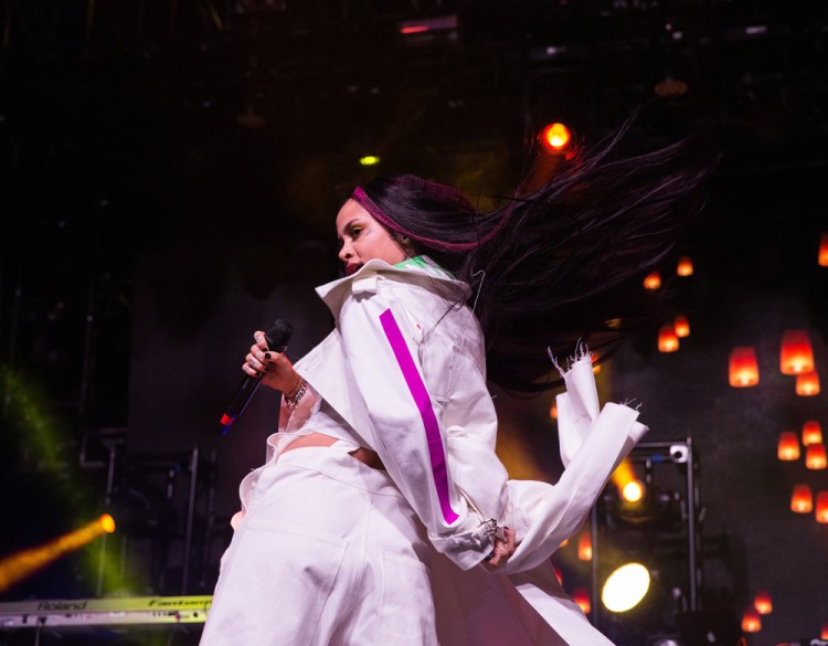 Kehlani performs at the Coachella Music Festival in Indio, California on April 16, 2017. (Photo: Greg Noire)