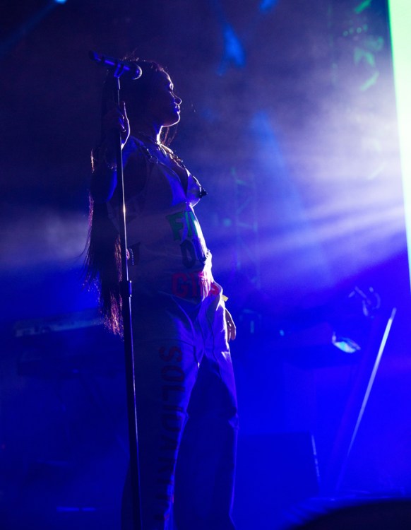 Kehlani performs at the Coachella Music Festival in Indio, California on April 16, 2017. (Photo: Greg Noire)