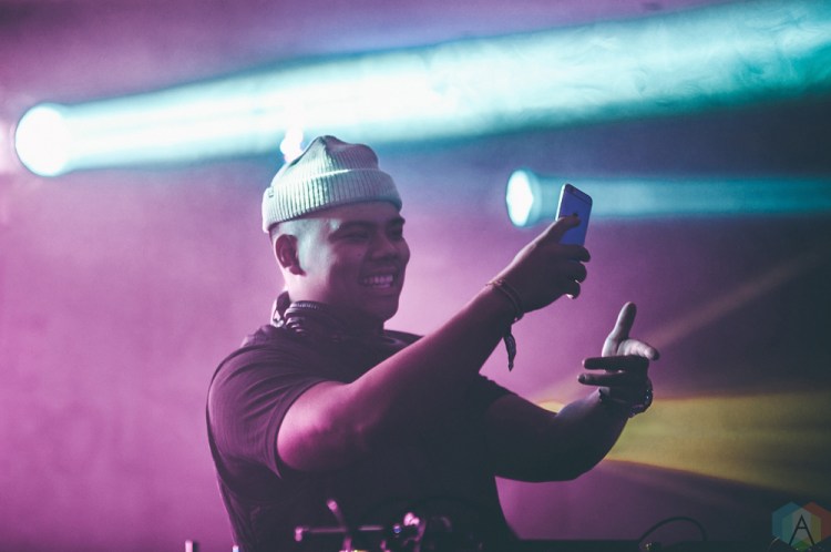 Kempeh performs at Snowbombing Canada at Sun Peaks Resort in Sun Peaks, British Columbia on April 6, 2017. (Photo: Timothy Nguyen/Aesthetic Magazine)