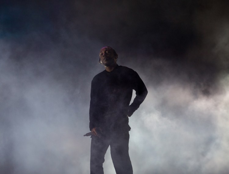Kendrick Lamar performs at the Coachella Music Festival in Indio, California on April 16, 2017. (Photo: Greg Noire)