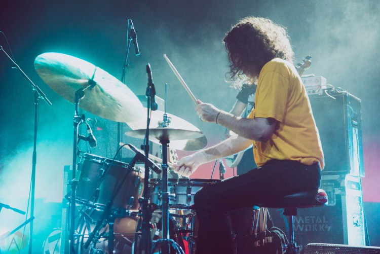 King Gizzard & the Lizard Wizard performs at the Danforth Music Hall in Toronto on April 5, 2017. (Photo: Janine Van Oostrom/Aesthetic Magazine)