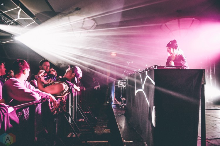 Lauren Lane performs at Snowbombing Canada at Sun Peaks Resort in Sun Peaks, British Columbia on April 6, 2017. (Photo: Timothy Nguyen/Aesthetic Magazine)