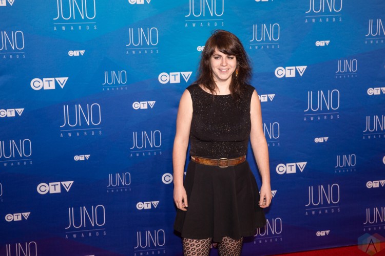 Lisa Leblanc attends the 2017 JUNO Awards at the Canadian Tire Centre in Ottawa on April 2, 2017. (Photo: Brendan Albert/Aesthetic Magazine)