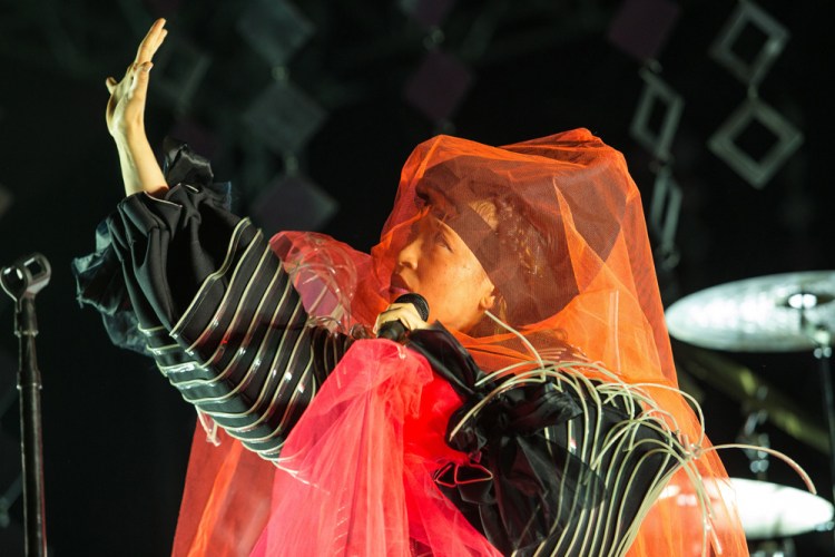 Little Dragon performs at the Coachella Music Festival in Indio, California on April 14, 2017. (Photo: Erik Voake)