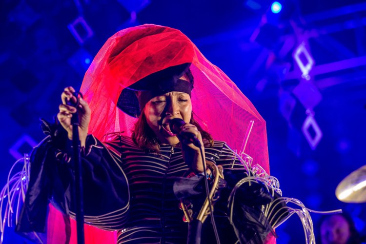 Little Dragon performs at the Coachella Music Festival in Indio, California on April 14, 2017. (Photo: Erik Voake)
