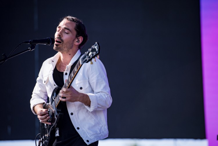 Local Natives performs at the Coachella Music Festival in Indio, California on April 15, 2017. (Photo: Charles Reagan)