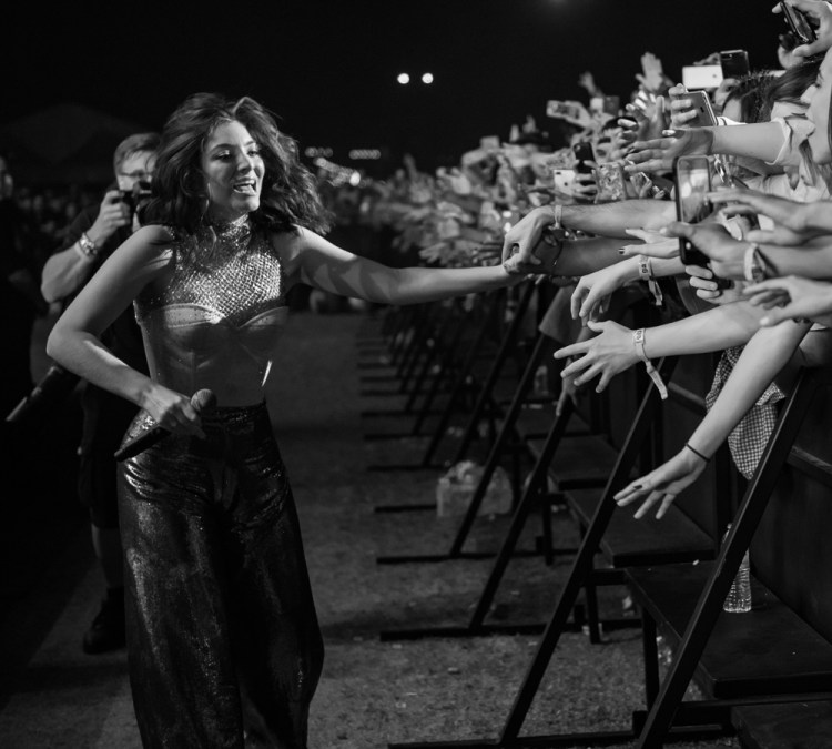 Lorde performs at the Coachella Music Festival in Indio, California on April 16, 2017. (Photo: Roger Ho)